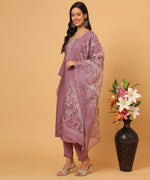 Load image into Gallery viewer, Russian Silk Kurta Set with Exquisite Hand Work