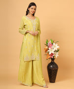 Load image into Gallery viewer, Heavy Hand Work Chinon Kurta Set