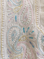 Load image into Gallery viewer, Luxurious Long Length Cutdana Work Lucknowi Chikankari Kurta