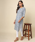 Load image into Gallery viewer, Handcrafted Jaipuri Cotton Kurta with Vibrant Print