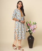 Load image into Gallery viewer, Jaipuri Cotton Kurta with Vibrant Prints