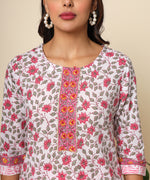 Load image into Gallery viewer, Jaipuri Cotton Kurta with Vibrant Print