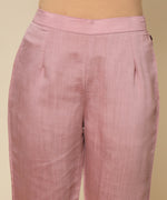 Load image into Gallery viewer, Russian Silk Kurta with Delicate Silver Threadwork