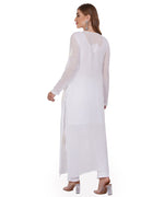 Load image into Gallery viewer, Luxurious Long Length Cutdana Work Lucknowi Chikankari Kurta
