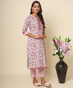 Load image into Gallery viewer, Jaipuri Cotton Kurta with Vibrant Print
