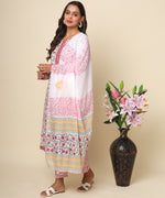 Load image into Gallery viewer, Jaipuri Cotton Kurta with Vibrant Print
