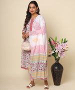 Load image into Gallery viewer, Jaipuri Cotton Kurta with Vibrant Print
